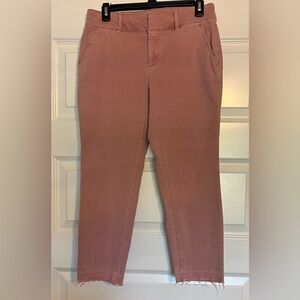 LOFT Mauve pink Cropped Pants women’s size 6p